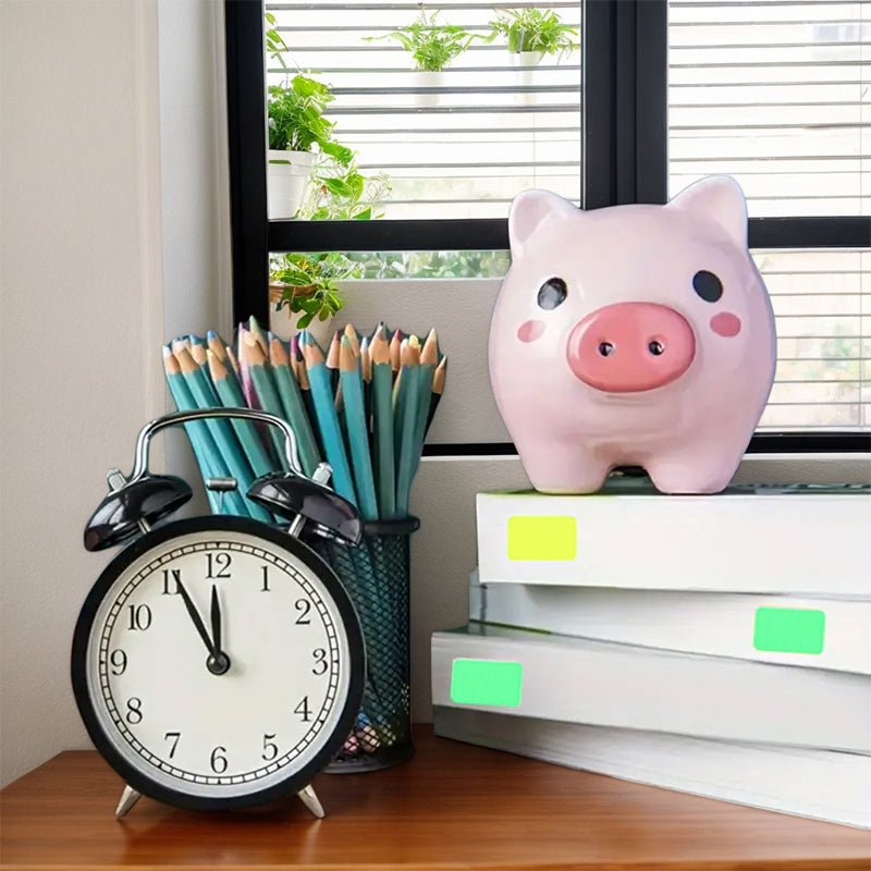 1PCS Colorful, multi-shape fluorescent self-adhesive stickers, eye-catching and easy to distinguish, marking classification super practical