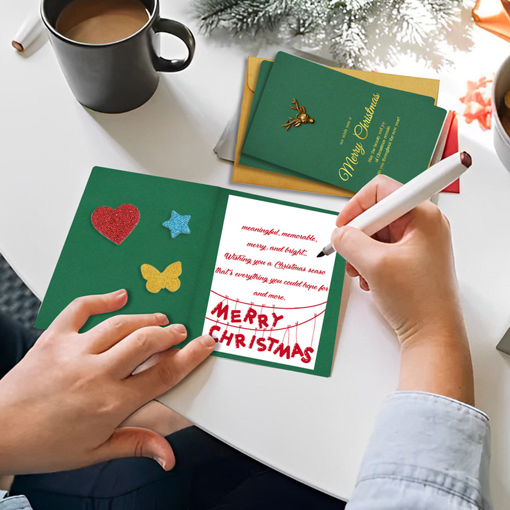 6PCS/set Colorful glitter sticker set, covering hearts, stars, numbers, letters, butterflies and other shapes, the first choice for creative decoration