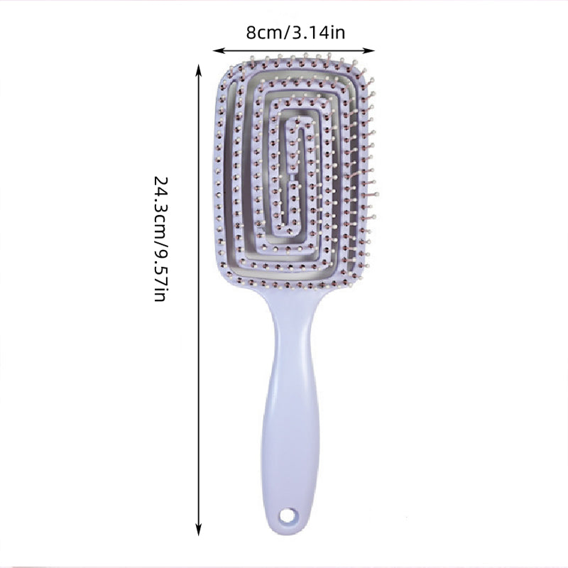 1PCS Hair Brush with Silky & High Elasticity Teeth - Effortlessly Detangle Knots