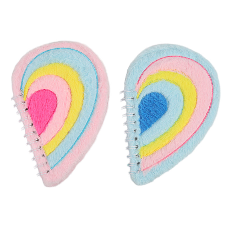 1PCS Adorable Rainbow - shaped Notebooks Eye - catching, Soft & Portable for All Your Note - taking Needs