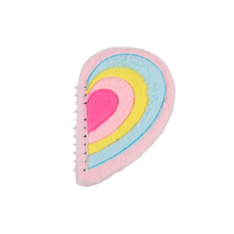 1PCS Adorable Rainbow - shaped Notebooks Eye - catching, Soft & Portable for All Your Note - taking Needs