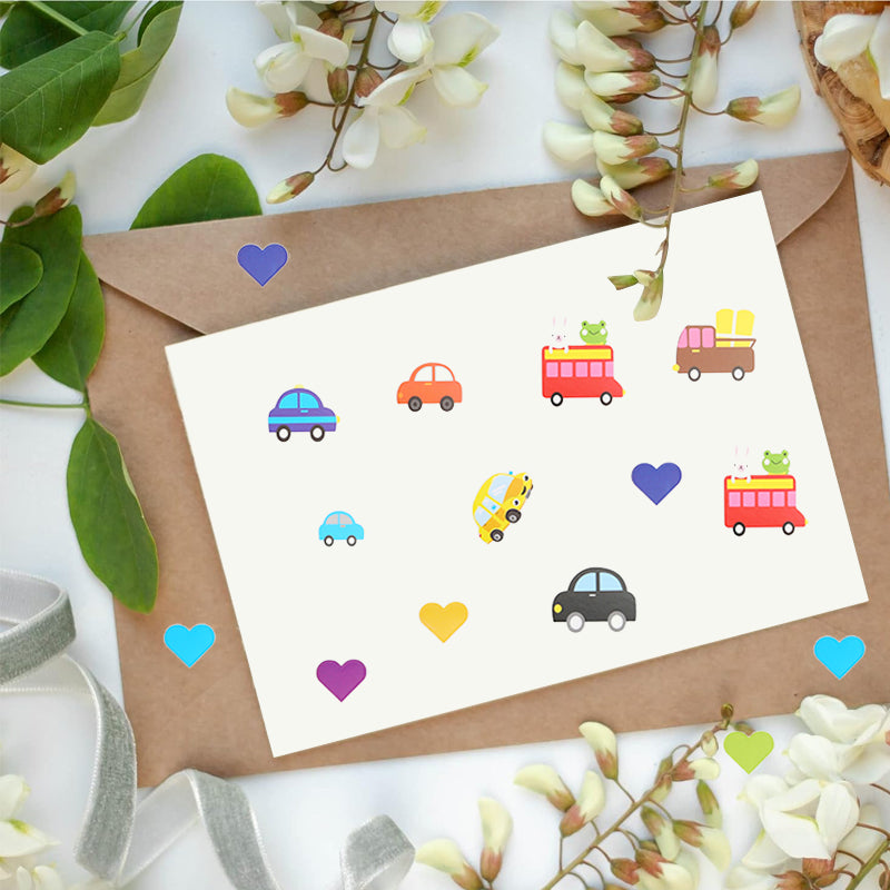 1PCS Creative colorful cartoon pattern stickers, waterproof and durable, easily embellish electrical appliances, cups, digital products, etc