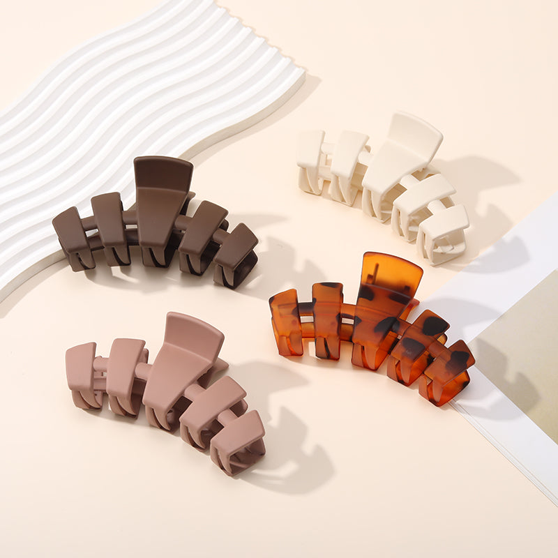 4PCS Hairclip matte anti slip clip, strong grip, suitable for women with thick hair