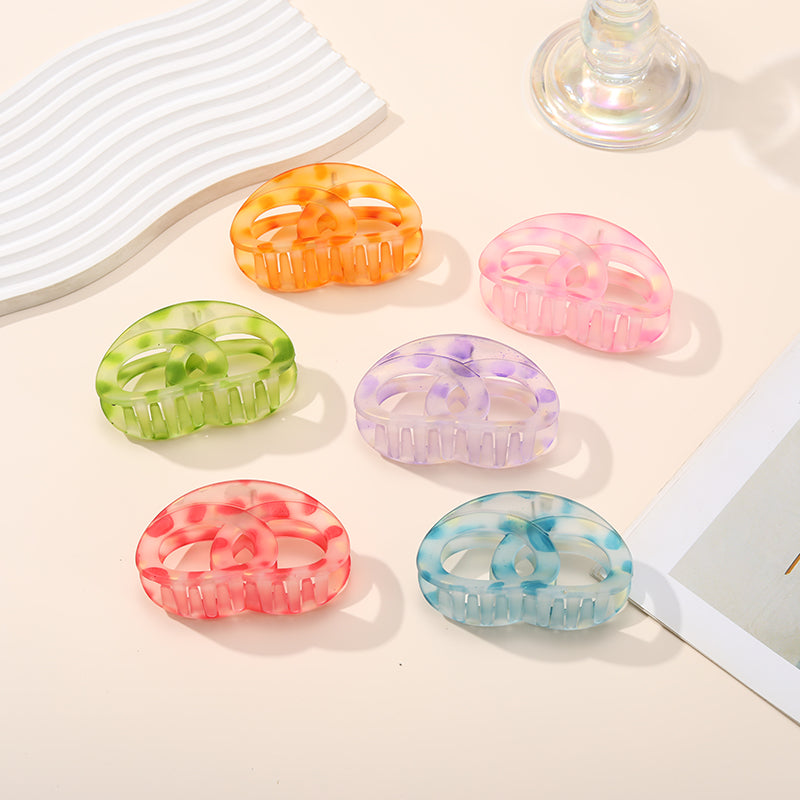 6PCS Hair Claw Clips for Women, Girls - Thin to Thick Hair,Strong MatteClips, Non-Slip Clamps with