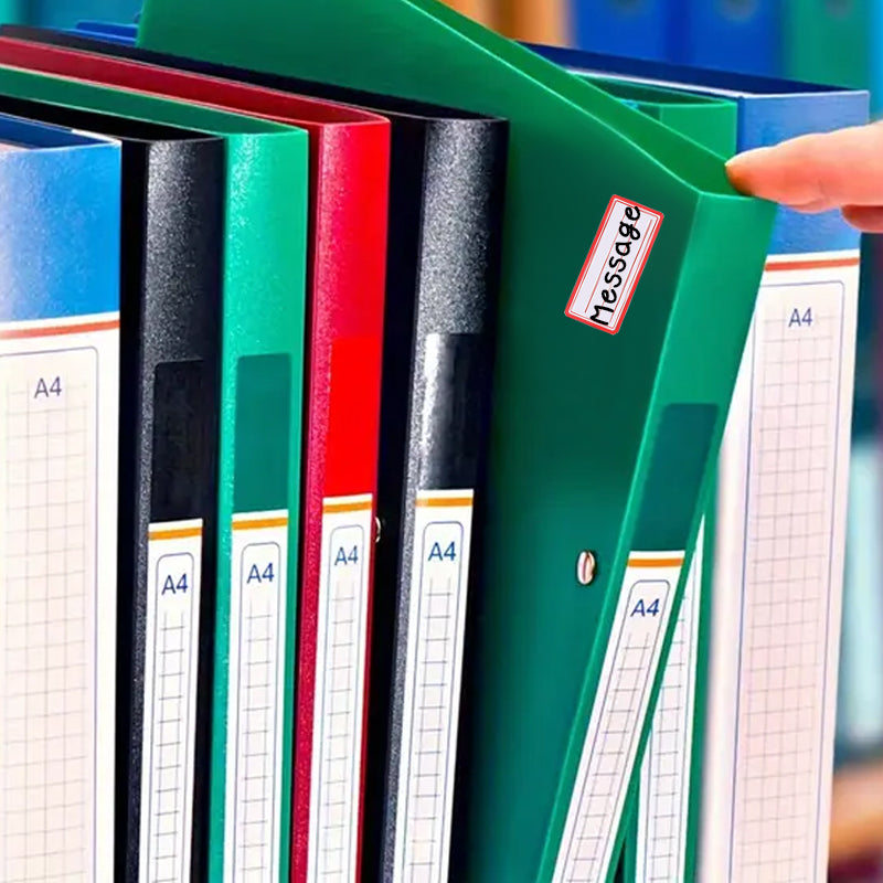 1PCS Diverse shape and colorful label stickers, rich specifications, strong viscosity, marking and classification of good helpers