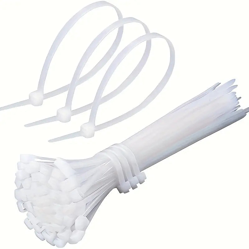 Versatile multi-size nylon cable tie - organizes wires, holds objects, and is easy to use