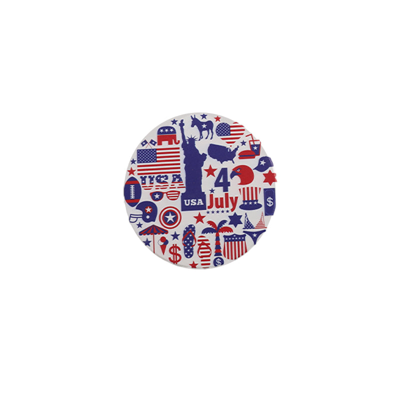 1PCS Unique Coasters - Blend of Sports (Basketball, Volleyball, Football) & USA - Inspired Designs, Heat - Resistant & Decor