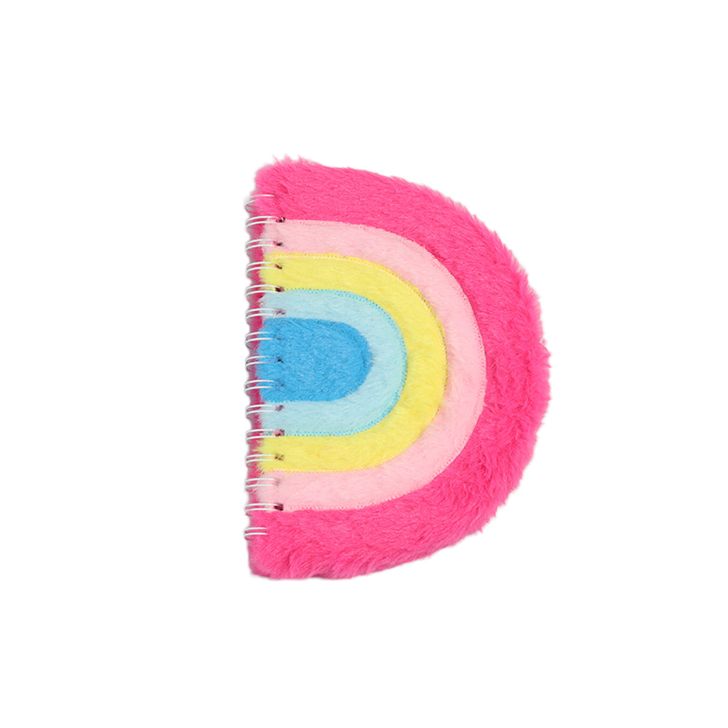 1PCS Colorful rainbow shaped notebook: perfect for school, work, and daily use - portable and stylish