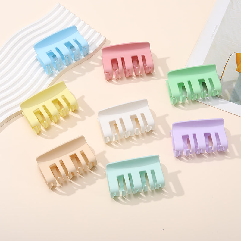 8PCS Medium Claw Hair Clips for Women Girls,   Small Hair Claw Clips for Thin/Medium Thick Hair, Hair Jaw Clips Nonslip Clips